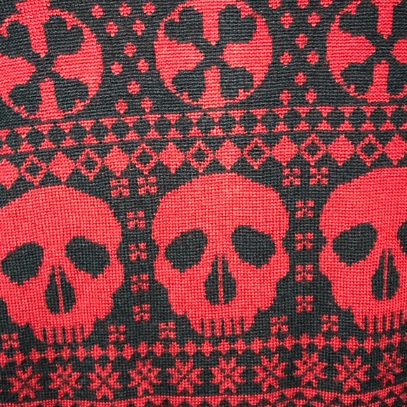 Hell Bunny Skull Button Down Cardigan - Picture 6 of 13